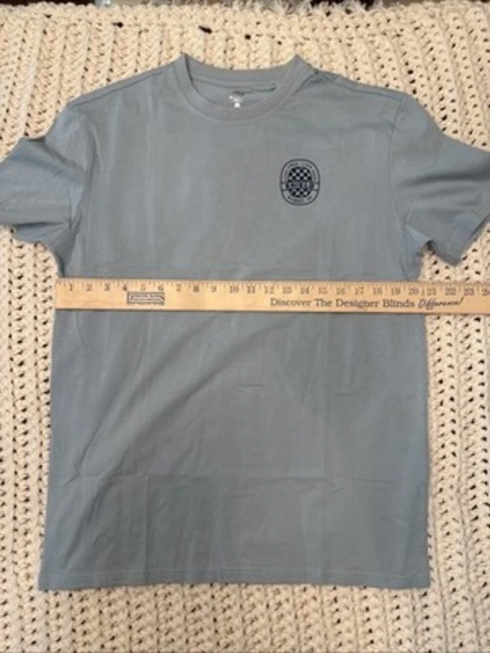 Ecoshield Live Free Live Fast T Shirt Graphic Print Men’s S 100% Cotton Lt Blue